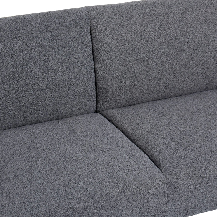 Oslo 3 Seater Dark Grey Sofa Bed With Metal Frame