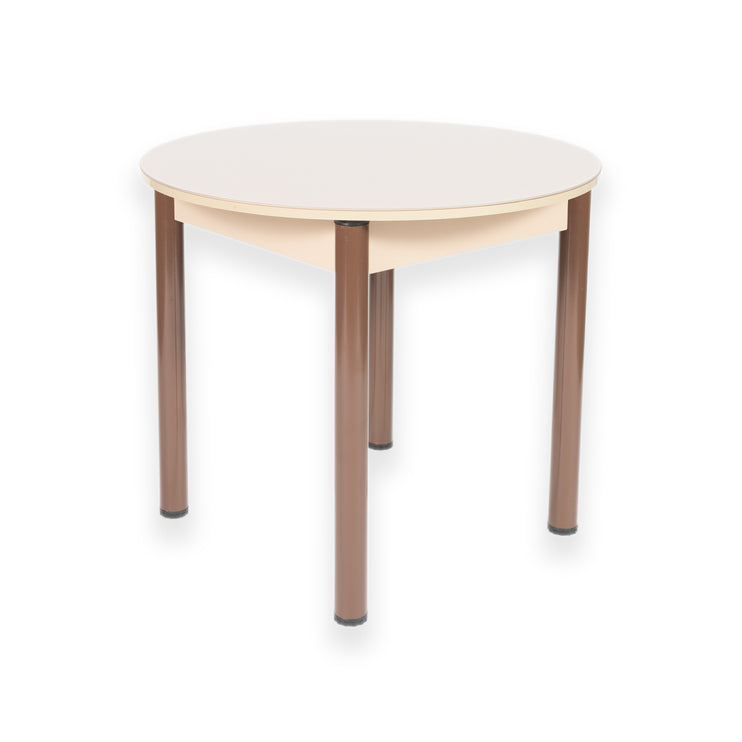 Cappuccino Round Dining Table with Four Chairs