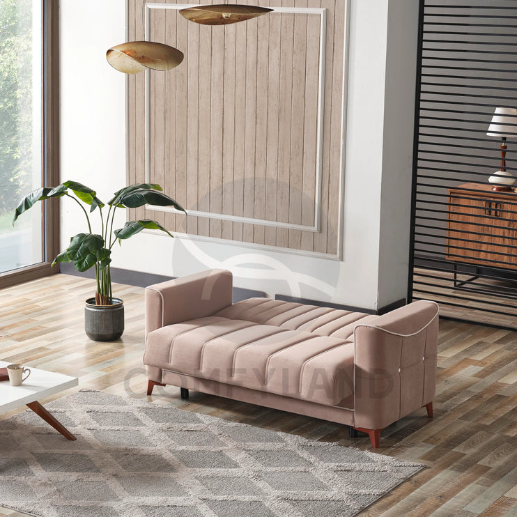 Asel Beige Sofa Bed