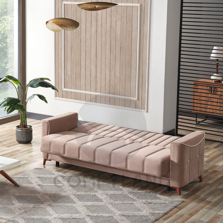 Asel Beige Sofa Bed