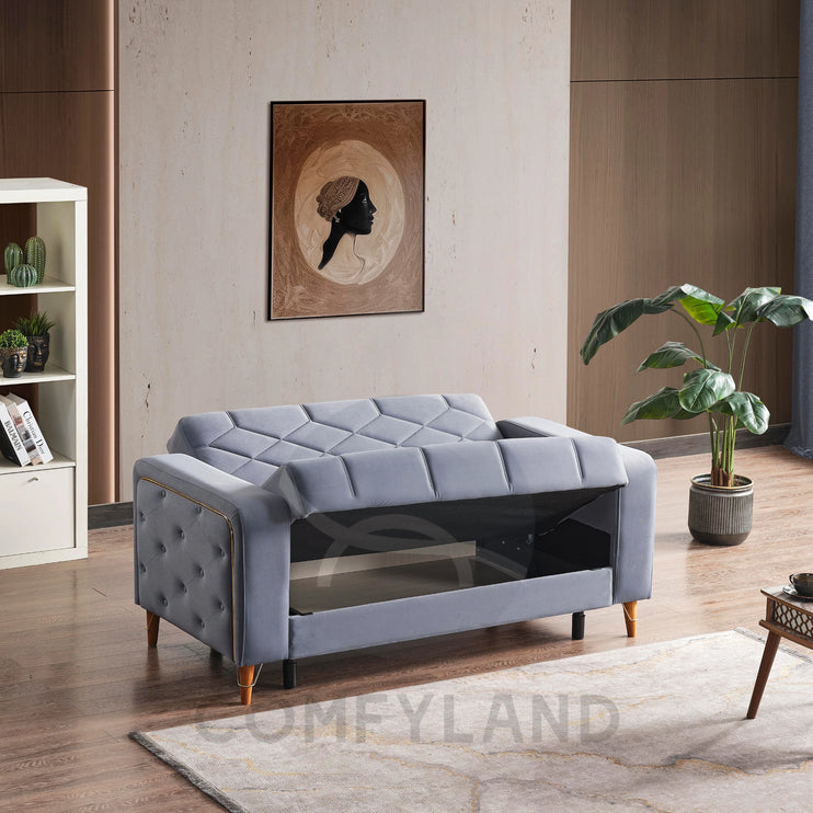 Melisa Grey Sofa Bed