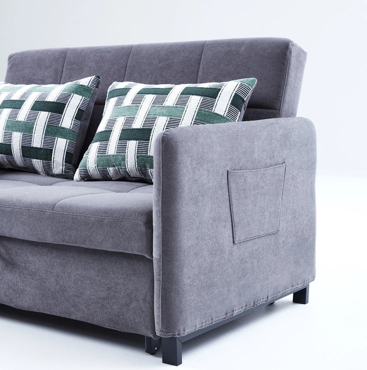 Comfy Grey Sofabed 2 Seater
