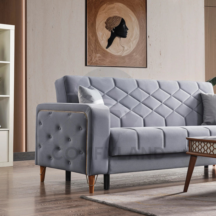 Melisa Grey Sofa Bed
