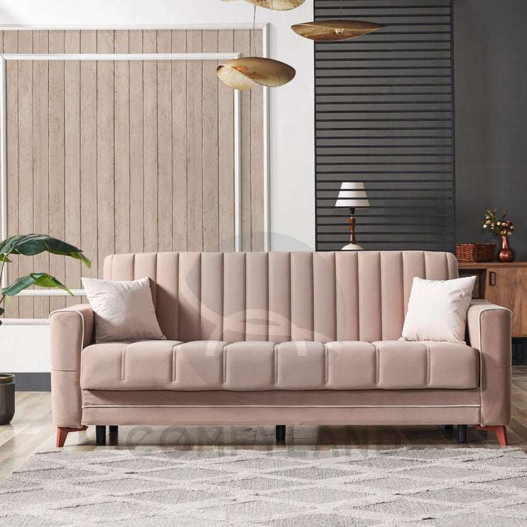 Asel Beige Sofa Bed