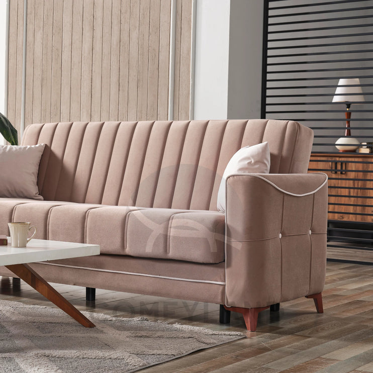 Asel Beige Sofa Bed