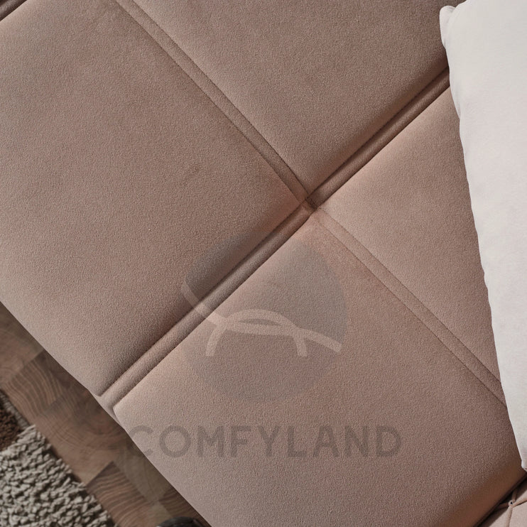 Dezza Sofa Bed in Beige Velvet