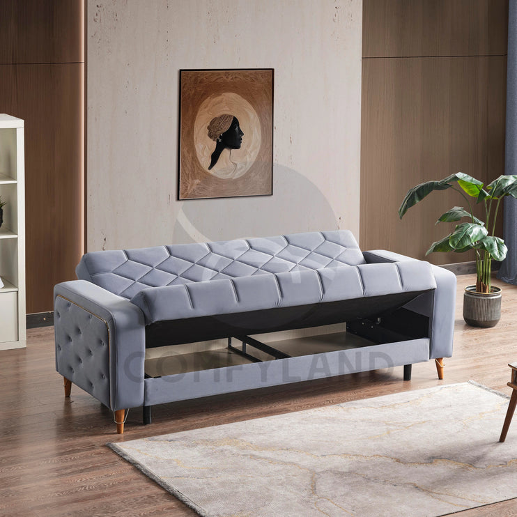 Melisa Grey Sofa Bed