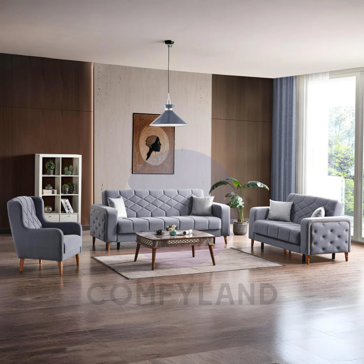 Melisa Grey Sofa Bed