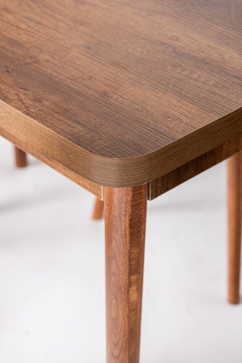 Barok Extendable Dining Table With Six Chairs