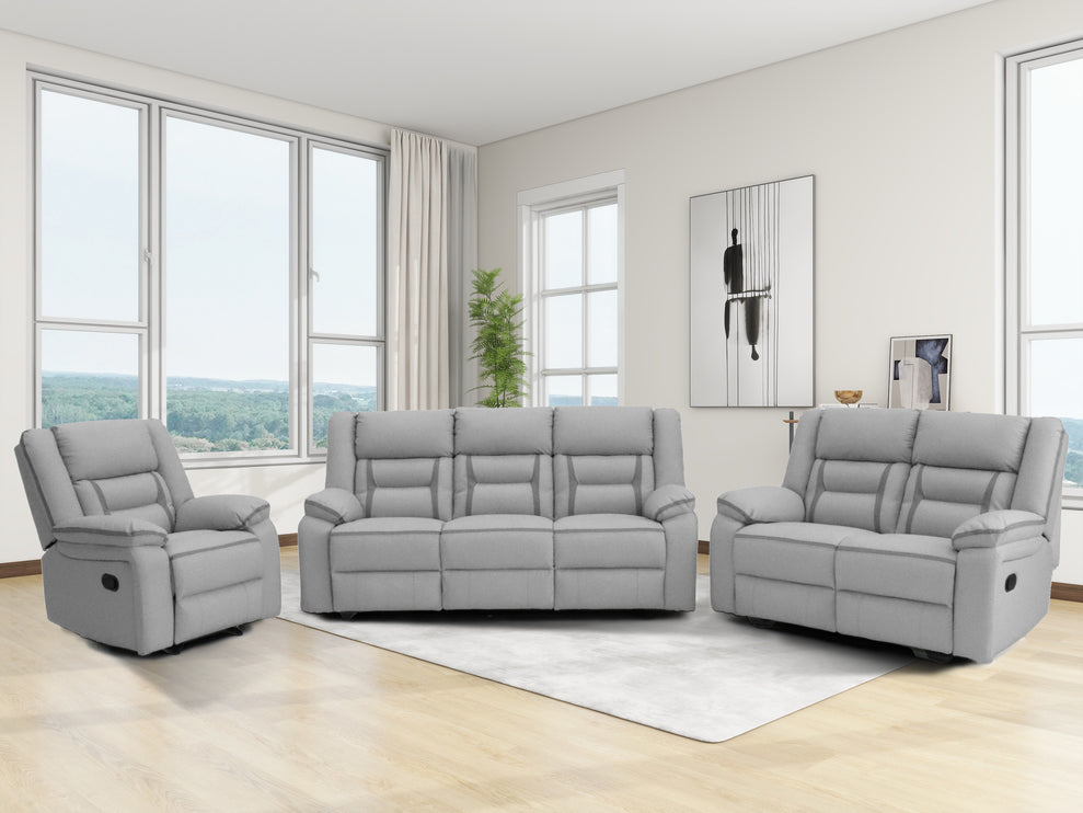 Milano Sofa Bed in Grey Leather