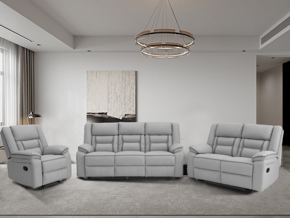 Milano Sofa Bed in Grey Leather
