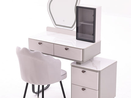 Makeup Dressing Table with Chair and Lightning Mirror