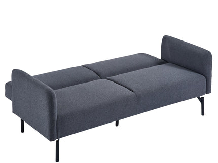 Oslo 3 Seater Dark Grey Sofa Bed With Metal Frame