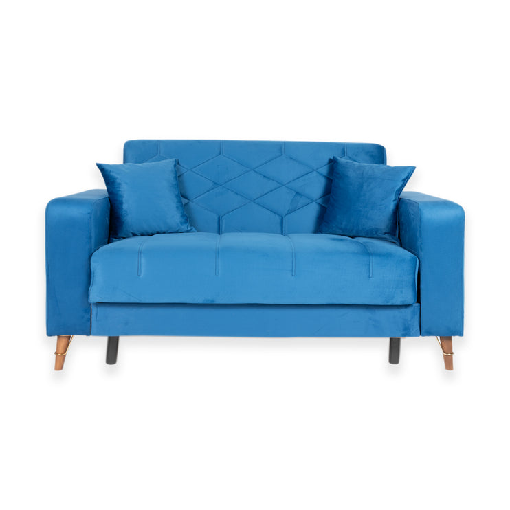 Melisa Sofa Bed (Blue)