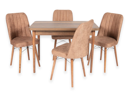 Barok Dining Table With Four Chairs