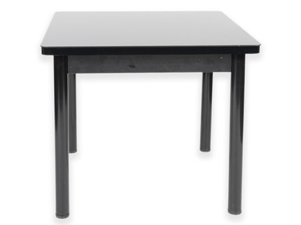 Black Square Dining Table with 4 Chairs