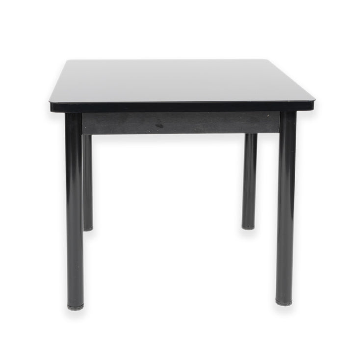 Black Square Dining Table with 4 Chairs
