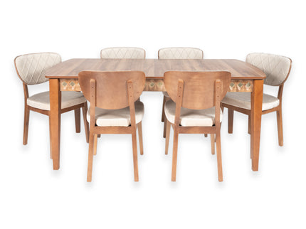 Royal Dining Table With Six Chairs