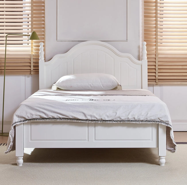 Harlow Solid Wood Platform Double Bed