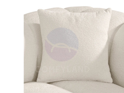Cloud Beige Bouclé L-Shaped Corner Sofa