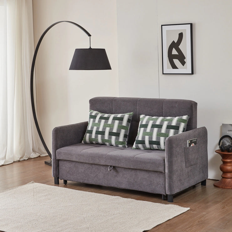 Comfy Grey Sofabed 2 Seater