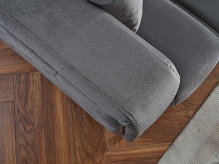 Melisa Grey Sofa Bed with Gold Detailing
