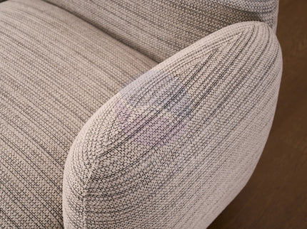 Beans Grey Textured Chenille Sofa