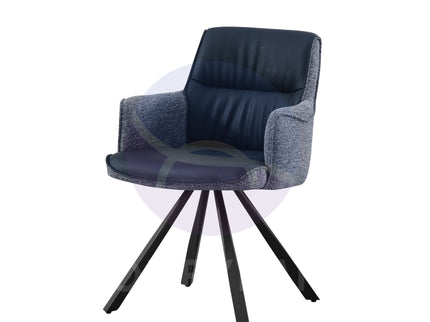 Henley Black Extending Dining Table with 4 Chairs