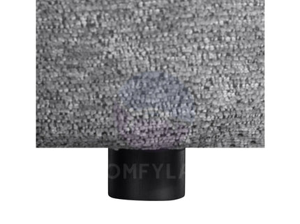 Cloud Grey Bouclé L-Shaped Corner Sofa