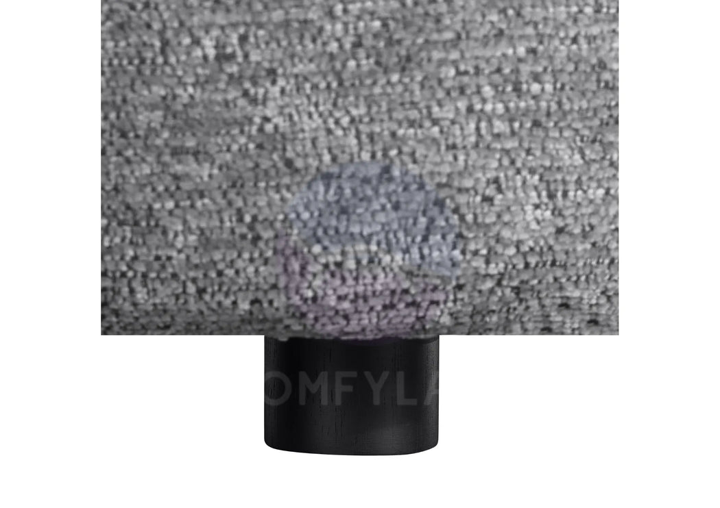 Cloud Grey Bouclé L-Shaped Corner Sofa