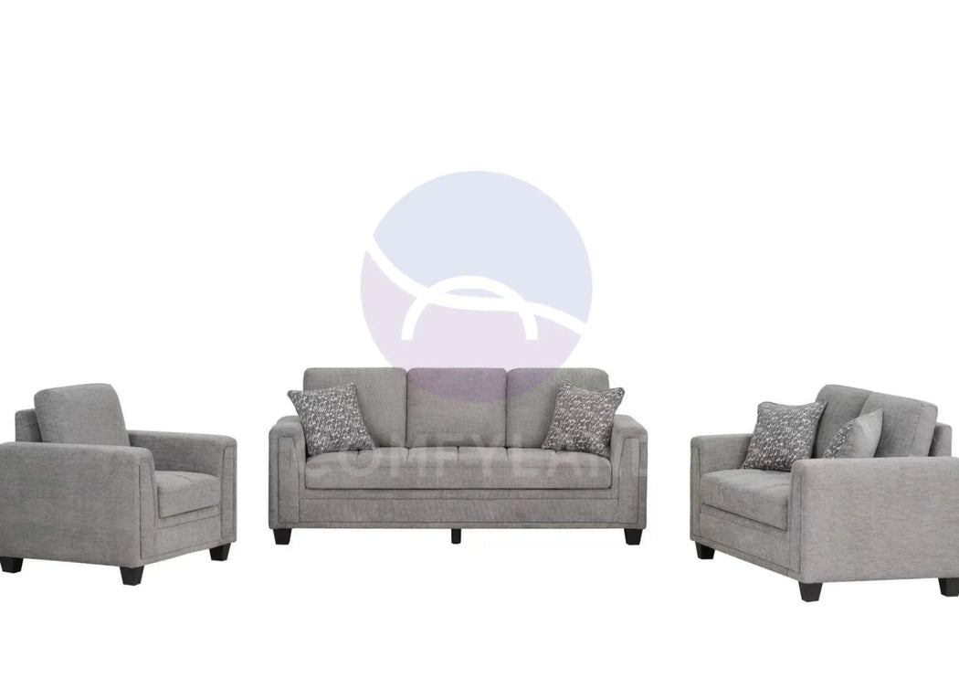 Everest Grey Cushioned Sofa