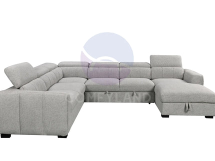 Windsor U-Shape Grey Corner Sofa