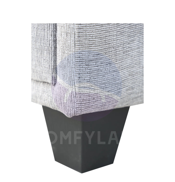 Everest Grey L-Shaped 2-Piece Sectional Sofa