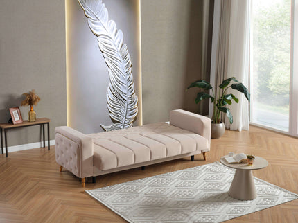 Melisa Cream Sofa Bed