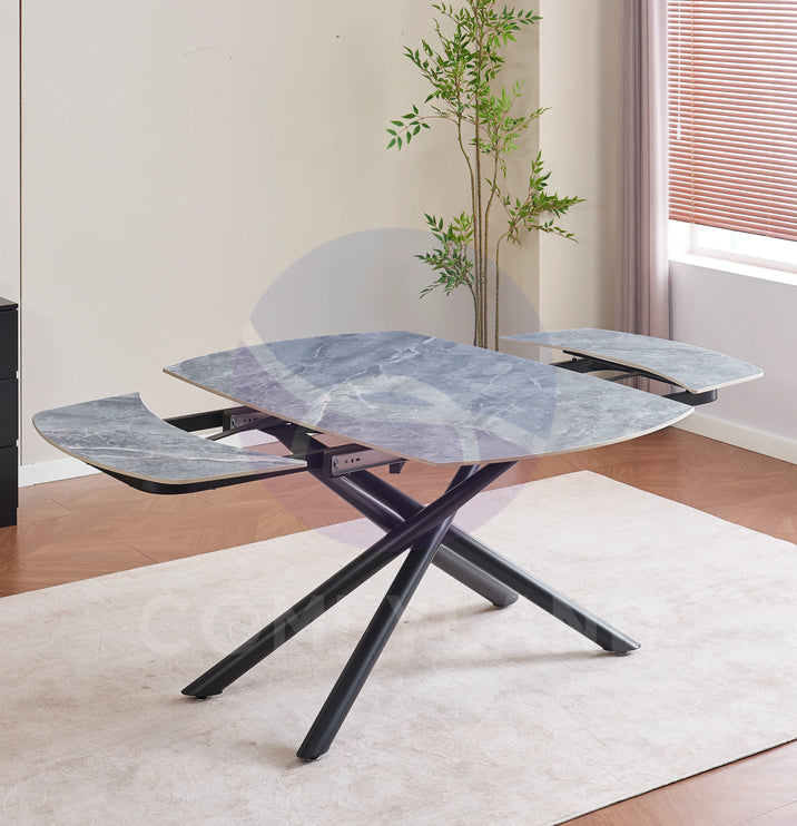 Cameo Extending Dining Table with 6 Chairs