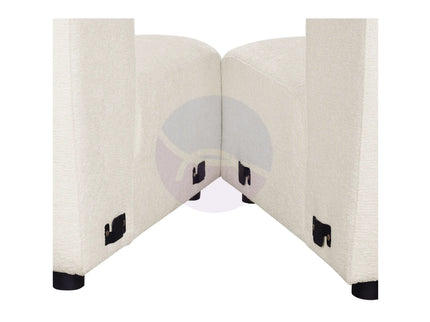 Cloud Beige Bouclé L-Shaped Corner Sofa