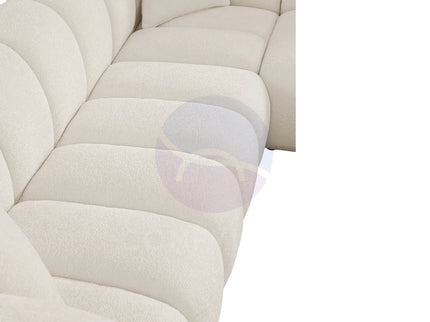 Cloud Beige Bouclé L-Shaped Corner Sofa