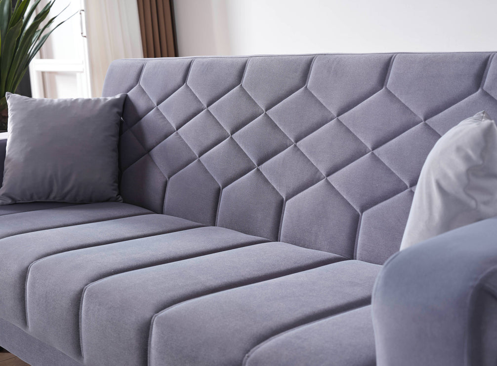 Melisa Grey Sofa Bed