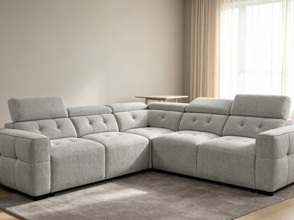 Milan Grey Corner Sofa