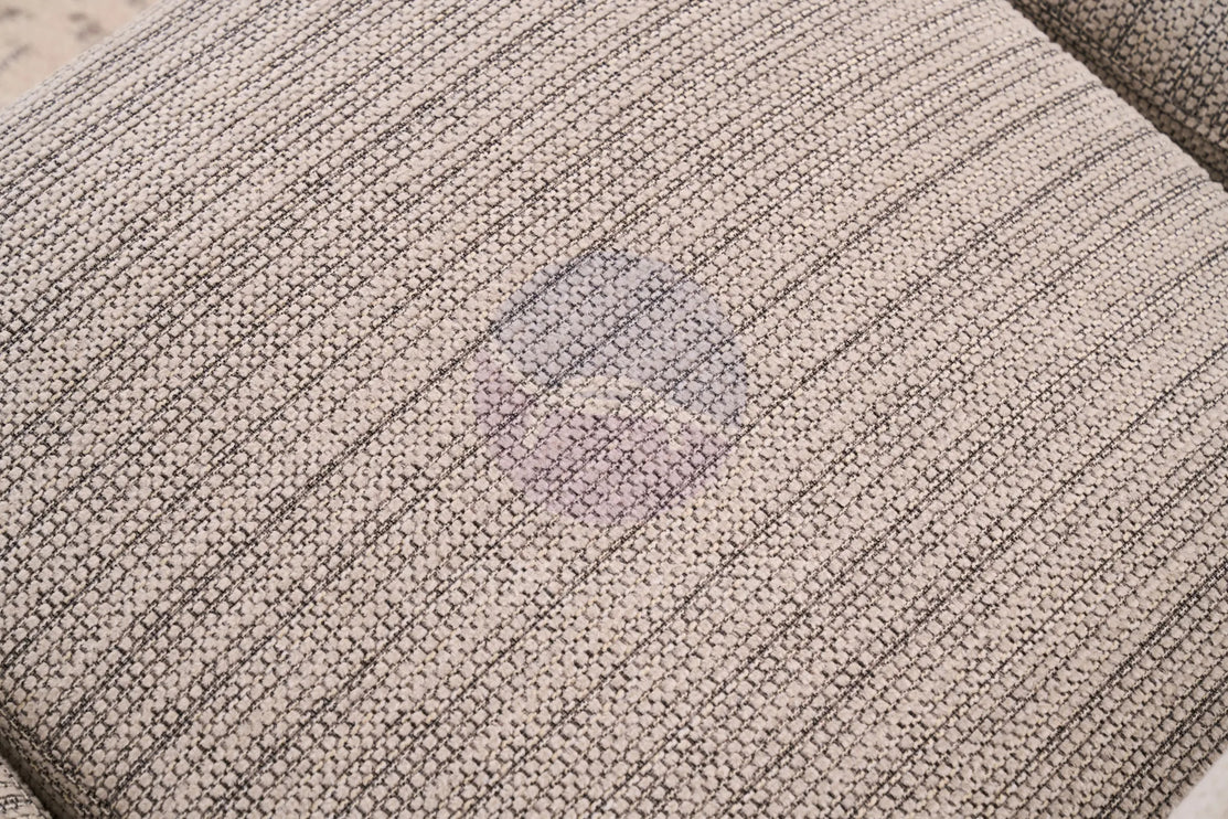 Beans Grey Textured Chenille Sofa