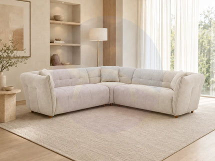 Vienna Beige Corner Sofa