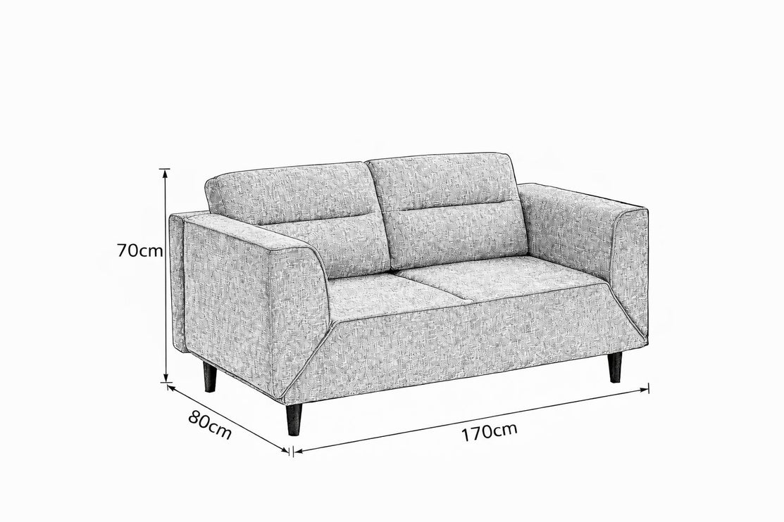 Convertible Grey Futon Loveseat Sleeper Sofa with Adjustable Armrest