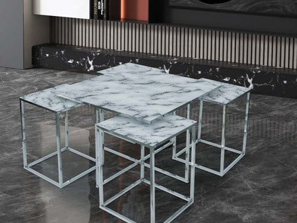 Sliver Set of Coffee Tables