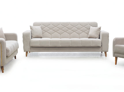 Melisa Beige Sofa Bed