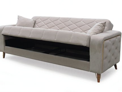 Melisa Beige Sofa Bed