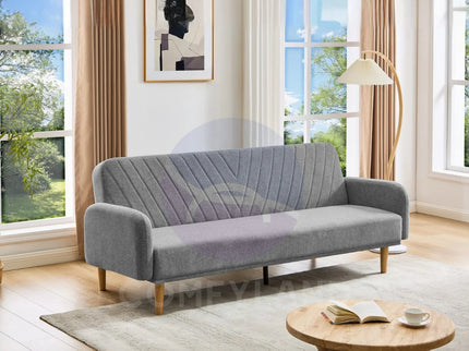 Paradise Grey 3 Seater Sofa Bed
