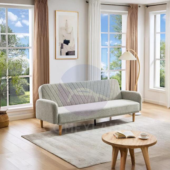 Paradise Beige 3 Seater Sofa Bed