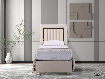 Liner Cream Single Bed