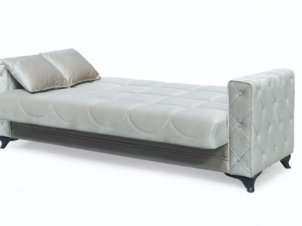 Dezza Beige Velvet  Sofa Bed