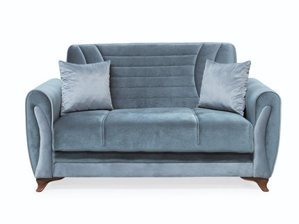 Seren Grey Velvet Sofa Bed